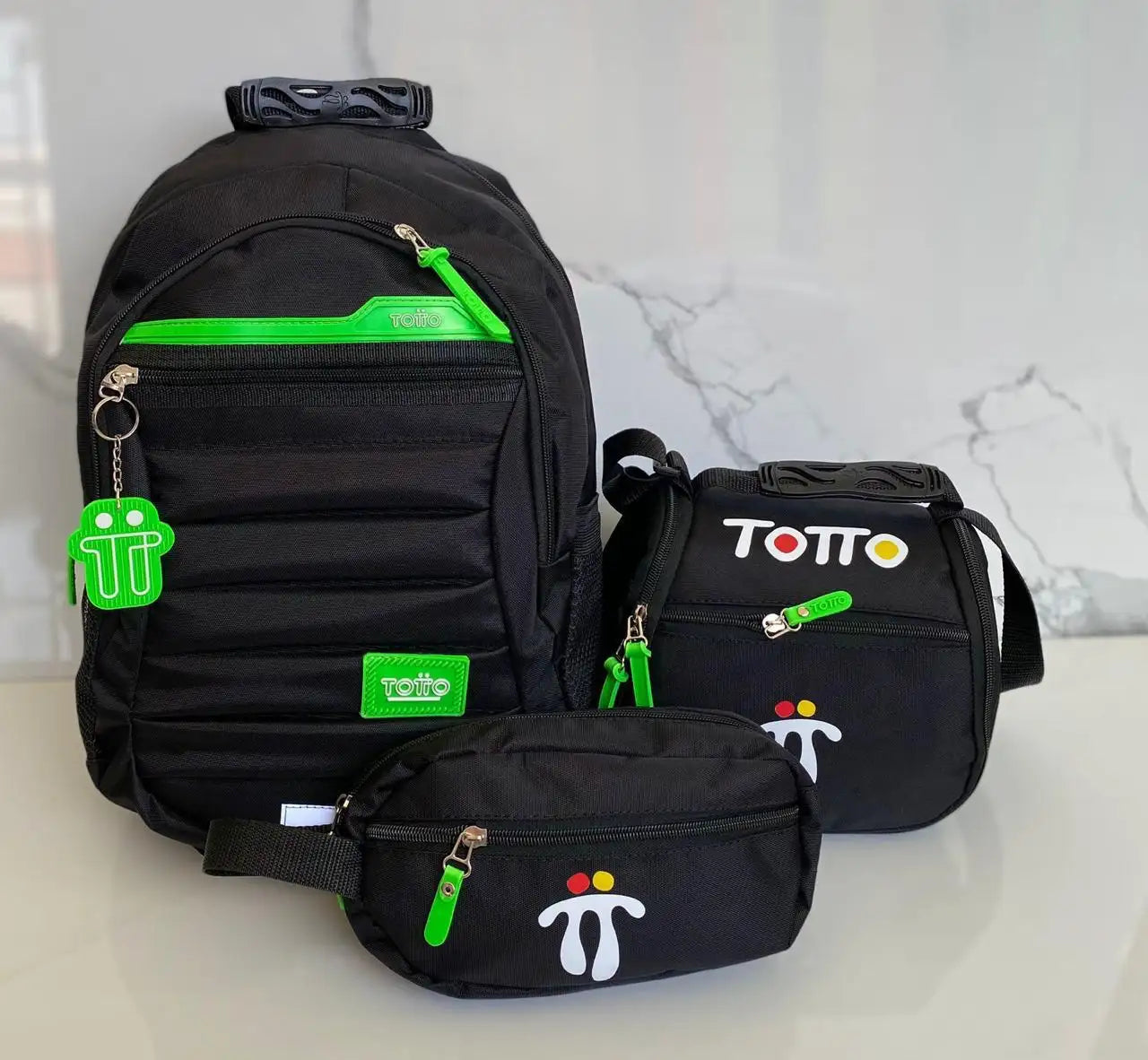 COMBO ESCOLAR TOTTO X3 | LONCHERA + MALETA + CARTUCHERA 🎒