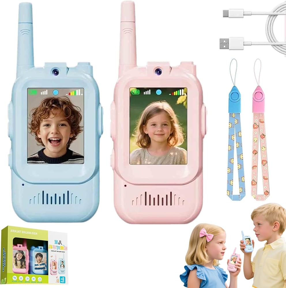 WALKIE TALKIE CON CÁMARA x2 | Comunicación directa, segura e instantánea.