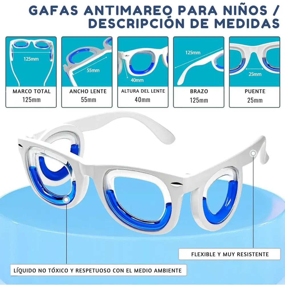 GAFAS ANTI-MAREOS PARA NIÑOS | Tecnología que calma el mareo al instante 👓