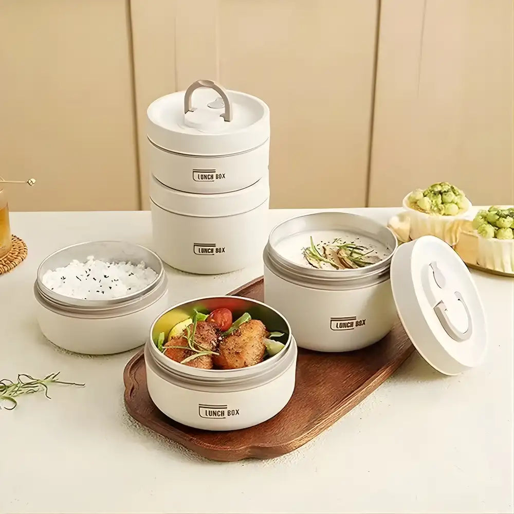 LUNCH BOX™ | Lonchera térmica: lleva tus comidas de forma práctica, ordenada y segura.