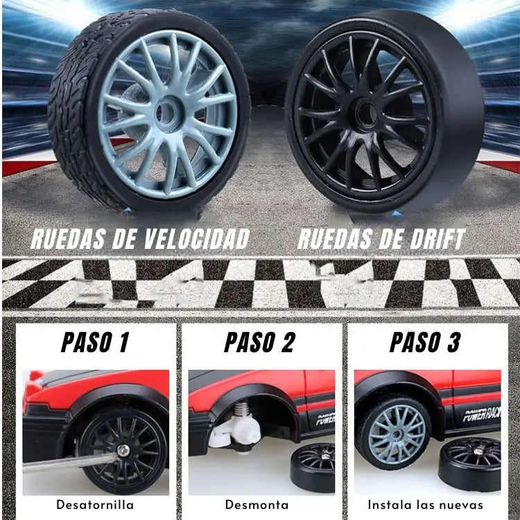 DRIFT CAR 🔥 - Carro a control remoto de alta velocidad 🕹️🏁