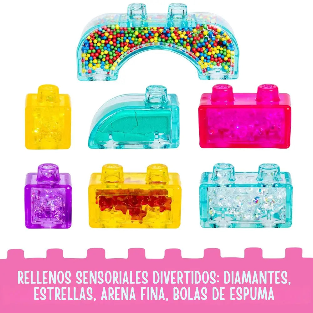 JELLY BLOX | Caja x50 bloques con texturas, estímulos y desarrollo para los más pequeños 👶🏻