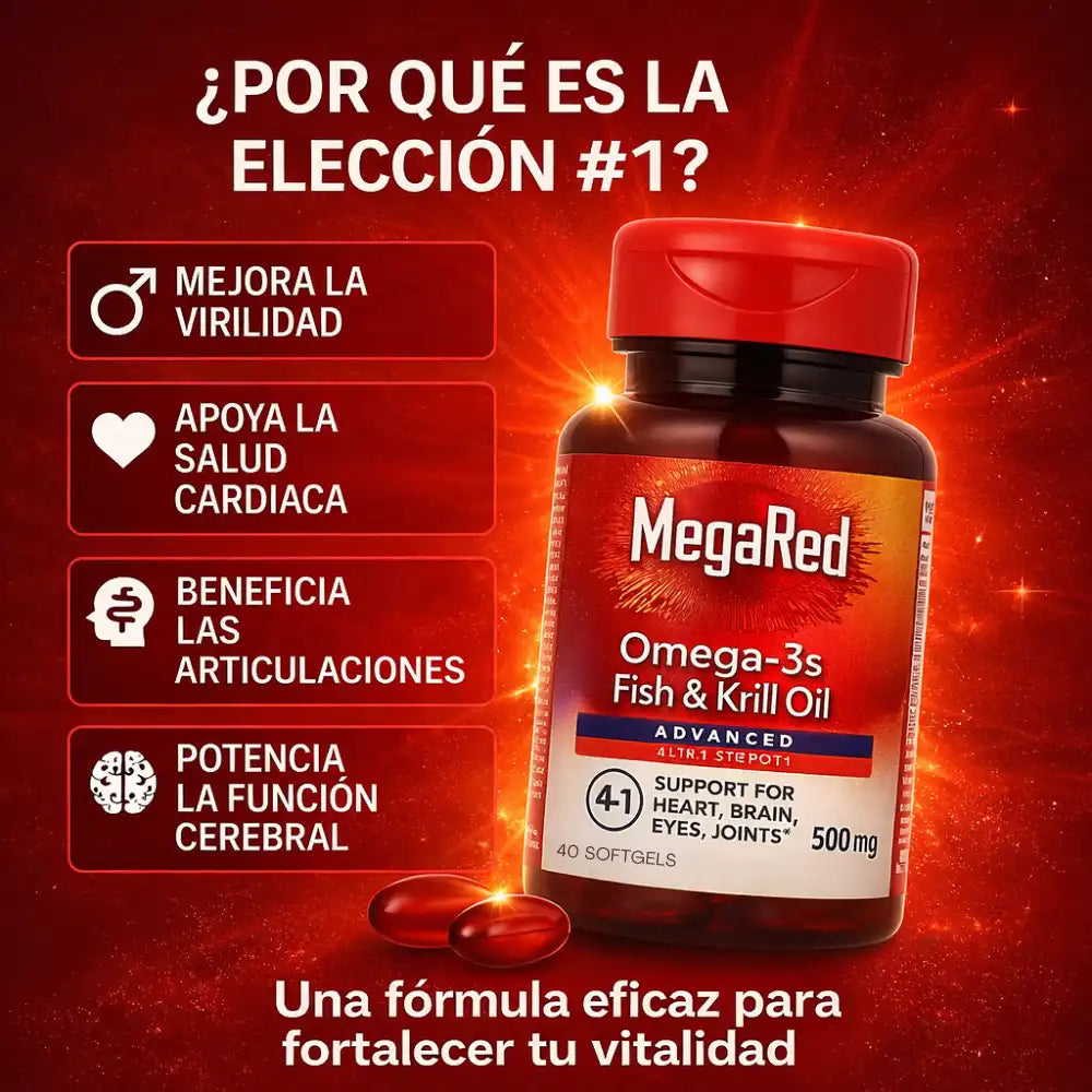 ACEITE DE KRILL ANTÁRTICO® - Apoya tu circulación y bienestar con aceites de alta absorción 🦐