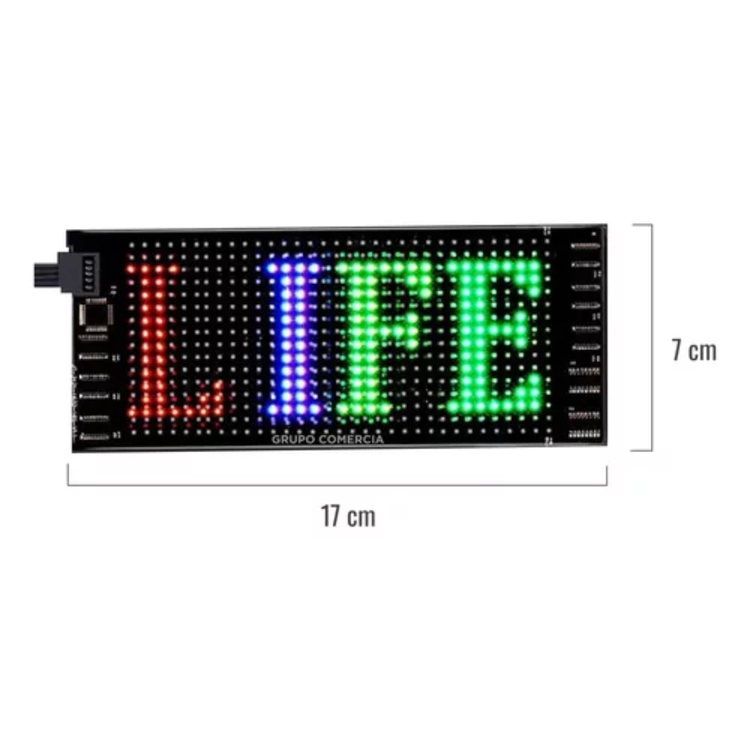 LETRERO LED PERSONALIZABLE PARA CARROS