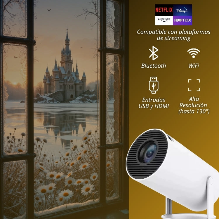 PROYECTOR PORTÁTIL - Ambienta y sumérgete por completo en tus lecturas 📖✨
