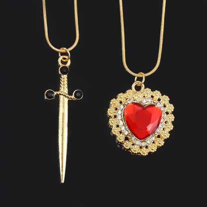 Heart Necklaces™ | Set collar espada y corazón, incluye caja de regalo 💘
