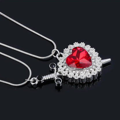 Heart Necklaces™ | Set collar espada y corazón, incluye caja de regalo 💘