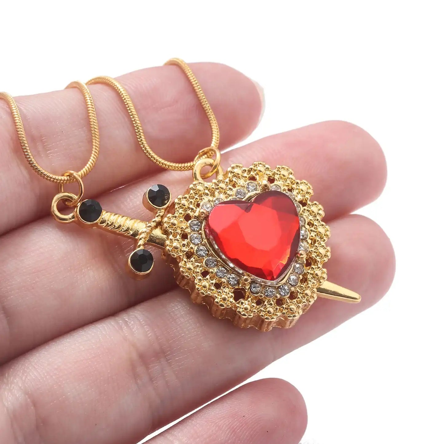 Heart Necklaces™ | Set collar espada y corazón, incluye caja de regalo 💘