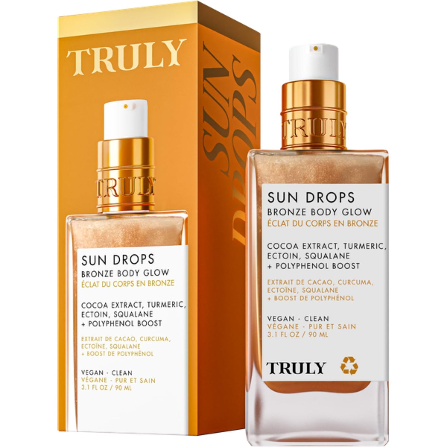 TRULY® SUN DROPS - Brillo radiante, bronceado en segundos 🌞