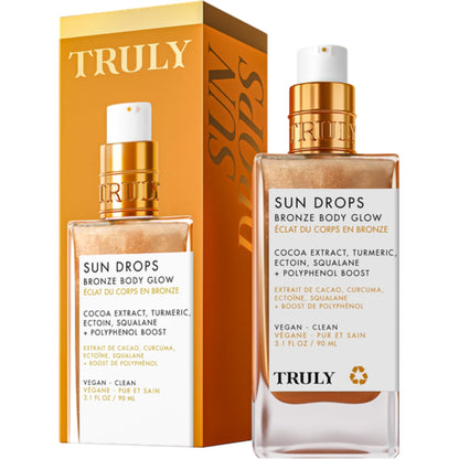 TRULY® SUN DROPS - Brillo radiante, bronceado en segundos 🌞