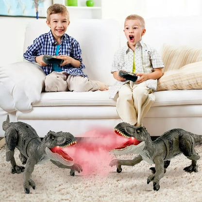 REX ULTRA REALISTA - Dinosaurio a control remoto que camina y expulsa vapor 🦖🔥