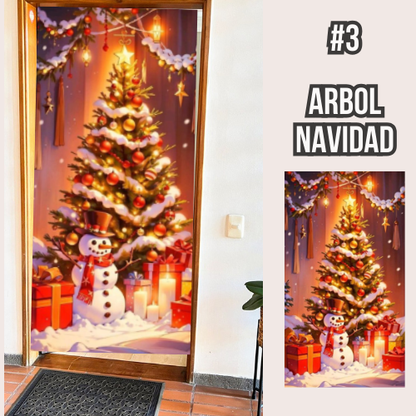 FUNDAS NAVIDEÑAS PARA PUERTAS