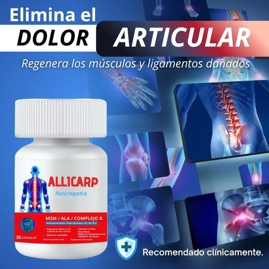 ALLICARP® - Apoya la salud de los nervios, articulaciones y músculos 💪🏻⚡