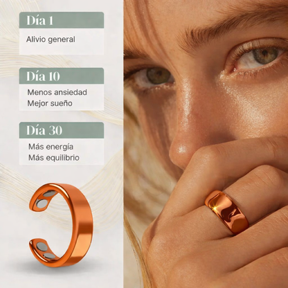 SOMNIRING™ | Anillo de terapia magnética natural 💍✨