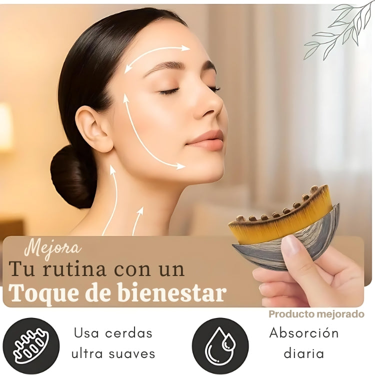 BROCHA FACIAL DE DRENAJE LINFÁTICO - Devuelve el contorno y la suavidad a tu rostro ✨