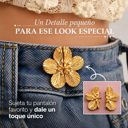 COMBO X3 PARES DE PINES DE ROPA EN FORMA DE FLOR 👖🏵️