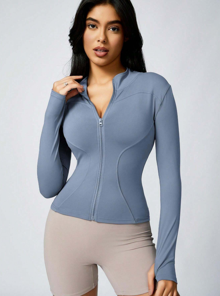 CHAQUETA DEPORTIVA CON PROTECCIÓN SOLAR - Perfecta para el gym 💪🏻