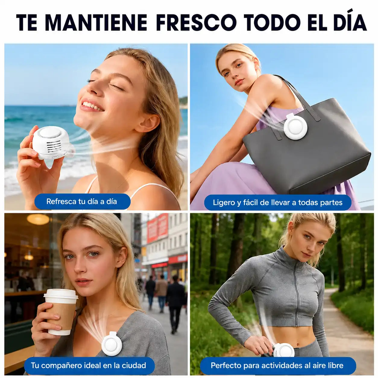 NovAir® | Mini ventilador con la tecnología y potencia para refrescar tu día 🌪️