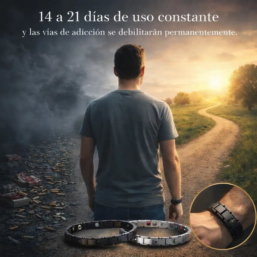 ANTISMOKING® | Pulsera de estimulación magnética antitabaco 🧲