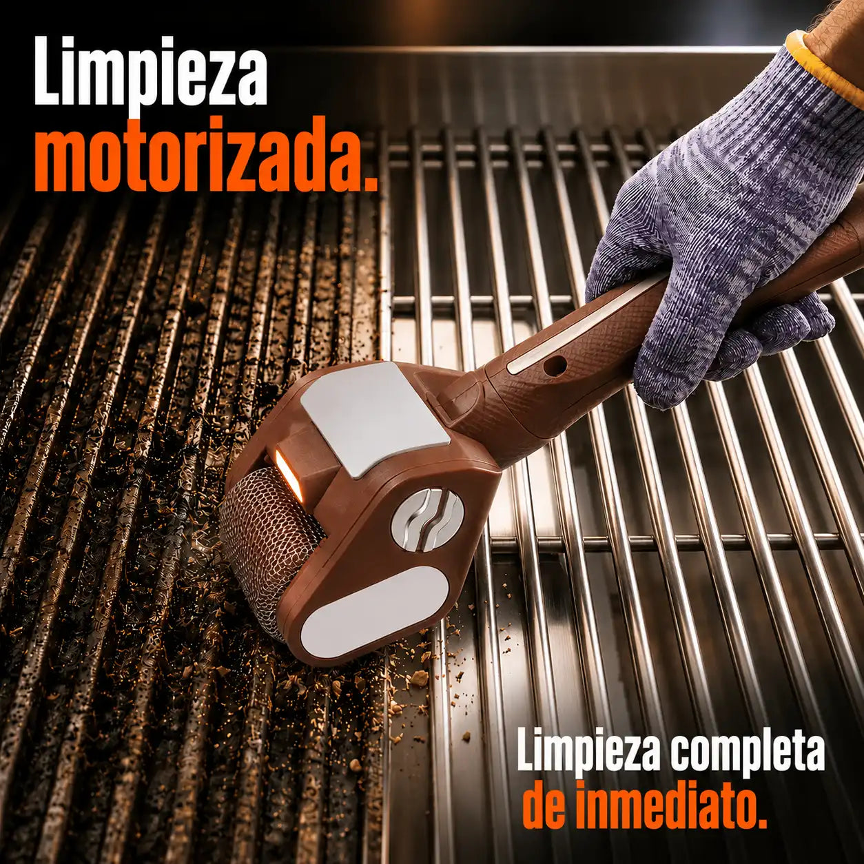 GRILLBRUSH™ | Limpia y brilla parrillas, asadores, planchas a la perfección ✨