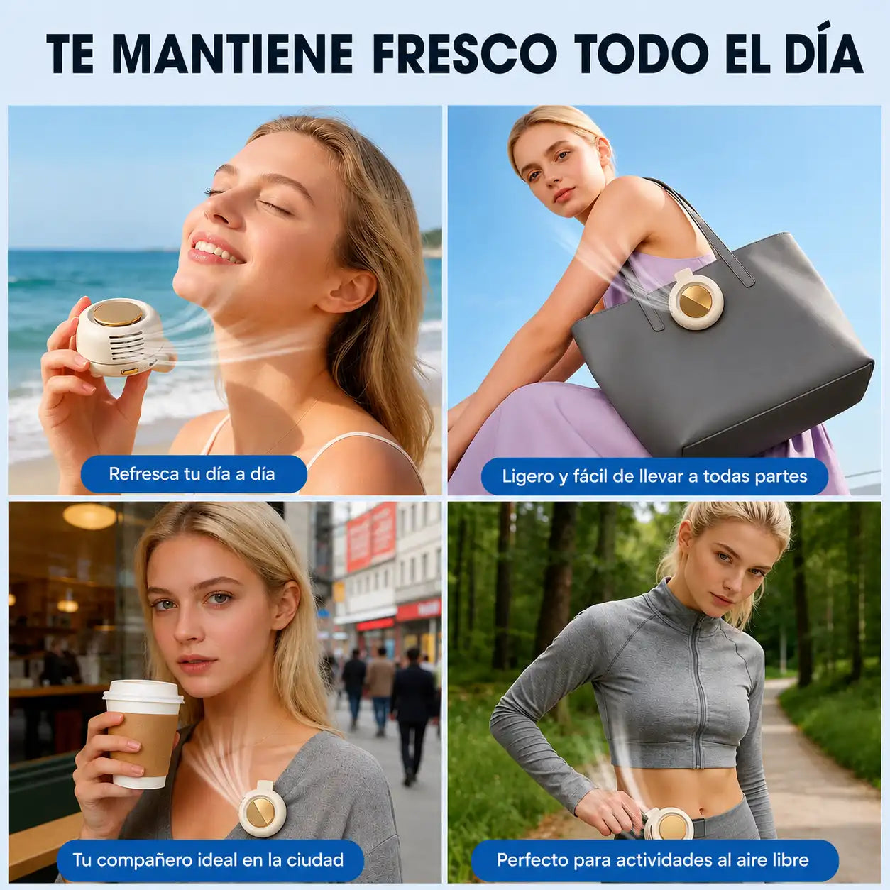 NovAir® | Mini ventilador con la tecnología y potencia para refrescar tu día 🌪️