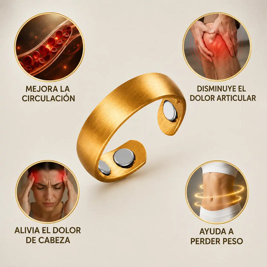 ANILLO MAGNÉTICO DORADO