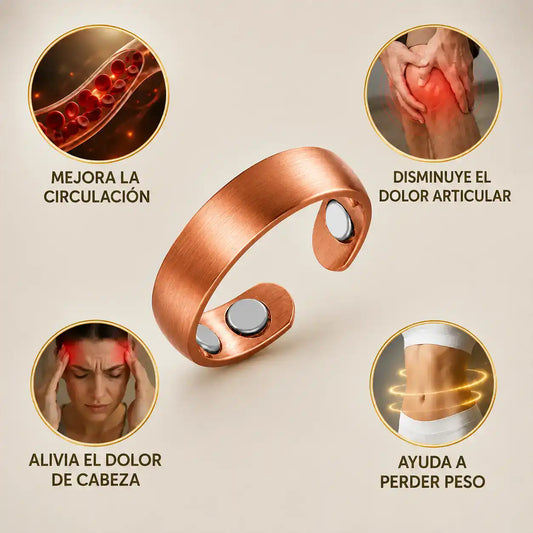ANILLO MAGNÉTICO DE COBRE