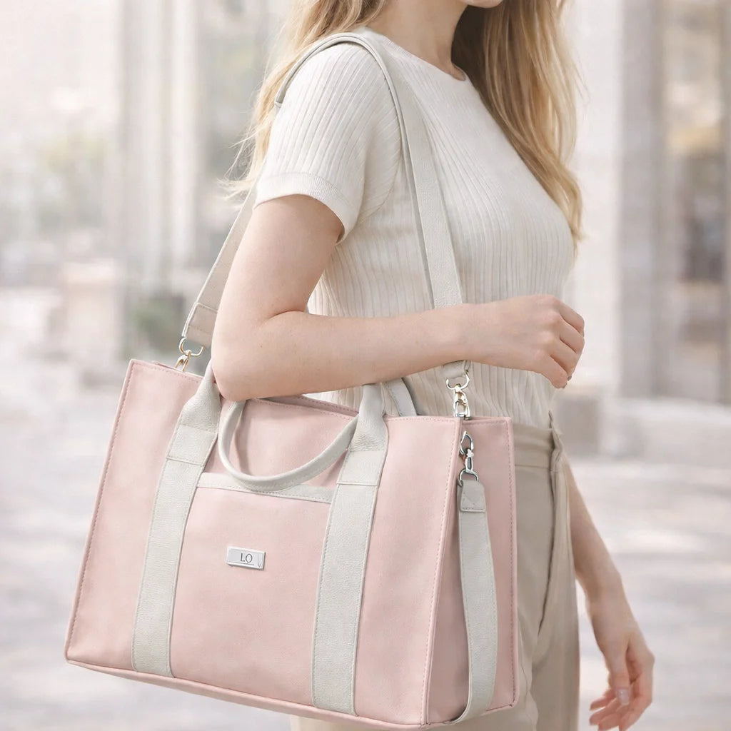 TOTE BAG MULTIBOLSILLOS | Diseño moderno con múltiples compartimentos 👜