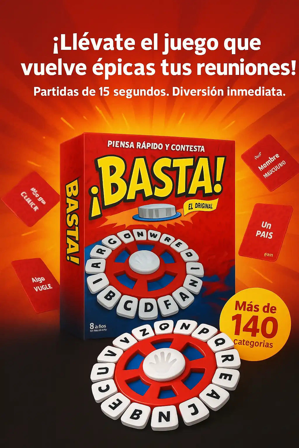 BASTA 🚨 – Juego de Palabras Rápidas 🖐🏻