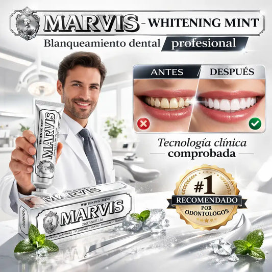 MARVIS® | Contra dientes amarillos, sarro acumulado y mal aliento 🪥