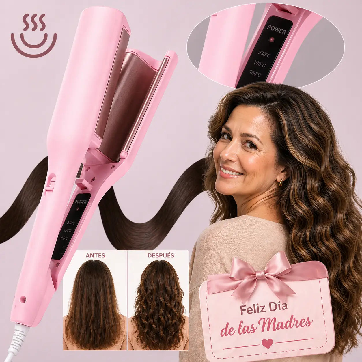 RIZADORA ONDAS DE SIRENA | Regálale más que belleza, regálale confianza 💜