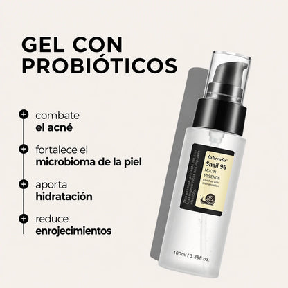 MUCINA DE CARACOL | Sérum con probióticos que restaura, equilibra y renueva tu piel ✨