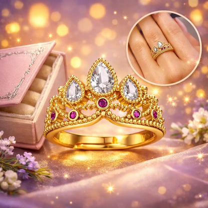 Enchanted Ring™ | Anillo Princesa Encantada - Edición Rapunzel + Caja de lujo en forma de libro 👑