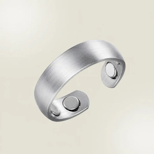 ANILLO MAGNÉTICO PLATEADO