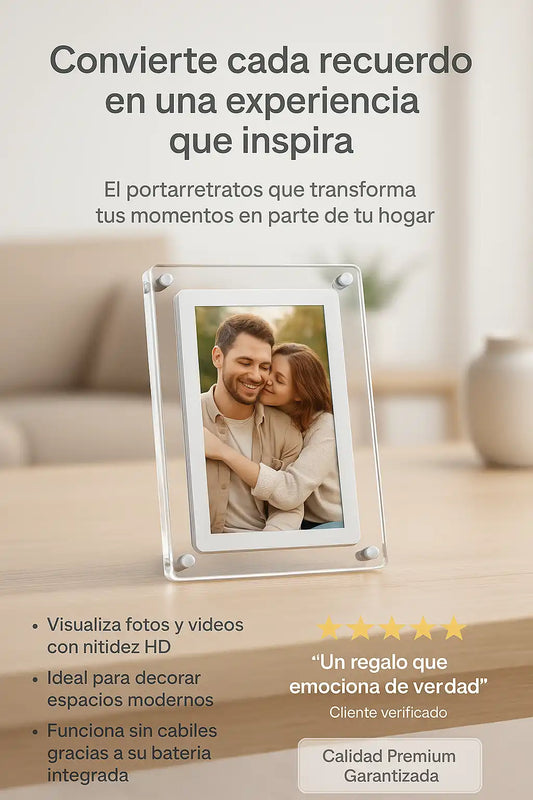 PORTARETRATOS DIGITAL - Para fotos y videos.
