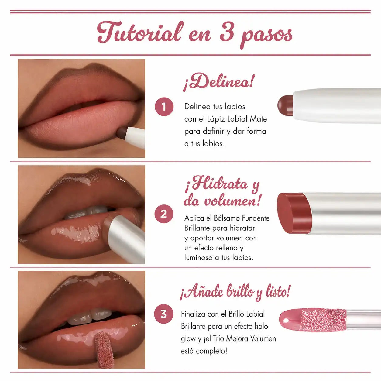 KIT VOLUME HACK TRIO | El ritual definitivo para unos labios perfectos 👄✨