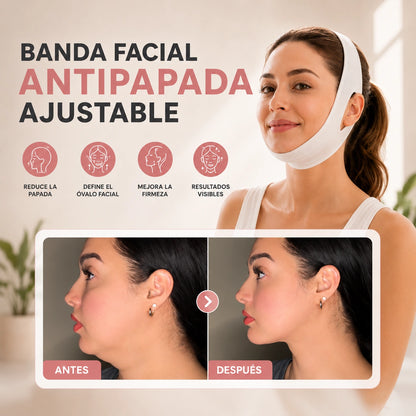 BANDA FACIAL | 30 minutos al día ayudan a reducir la papada desde casa ✅