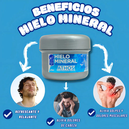 Hielo Mineral en Gel - Frio Corporal Refrescante y Relajante 🧊