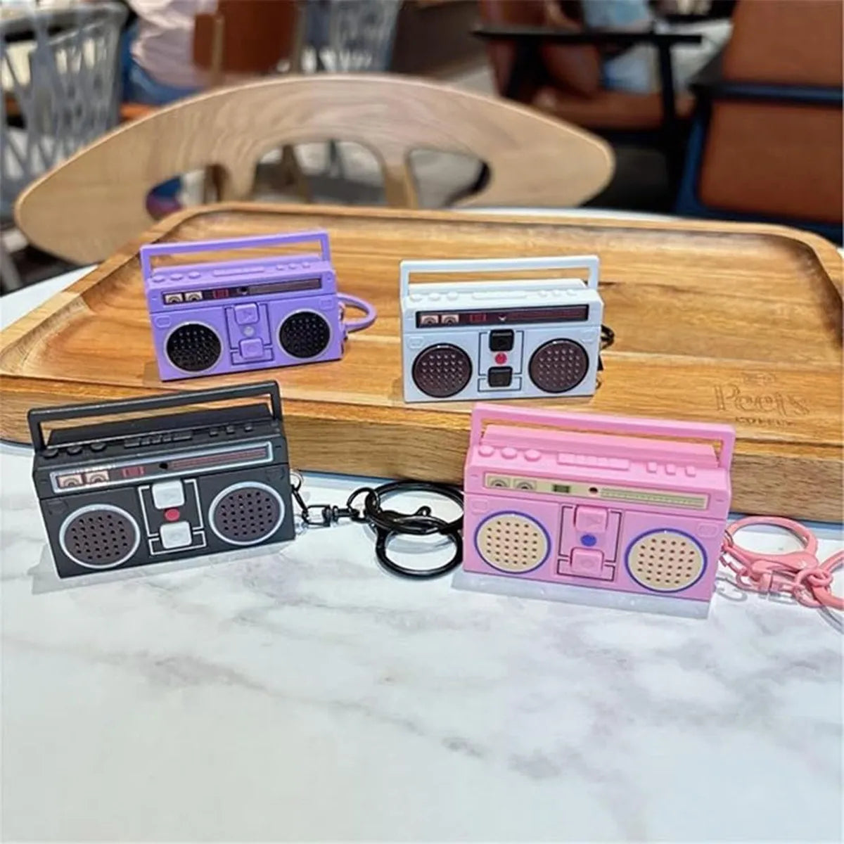 MINI GRABADORA DE VOZ - Para llavero, con un estilo retro 🎙️