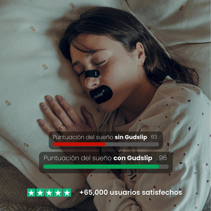 GUDSLIP® | Tiras nasales x15 und + Cinta bucal x30 und 💤