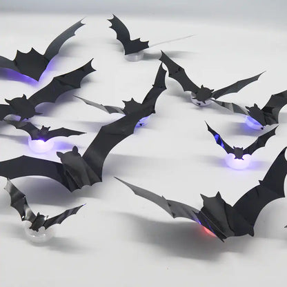 PACK X 24 MURCIELAGOS CON LUCES 🦇🎃