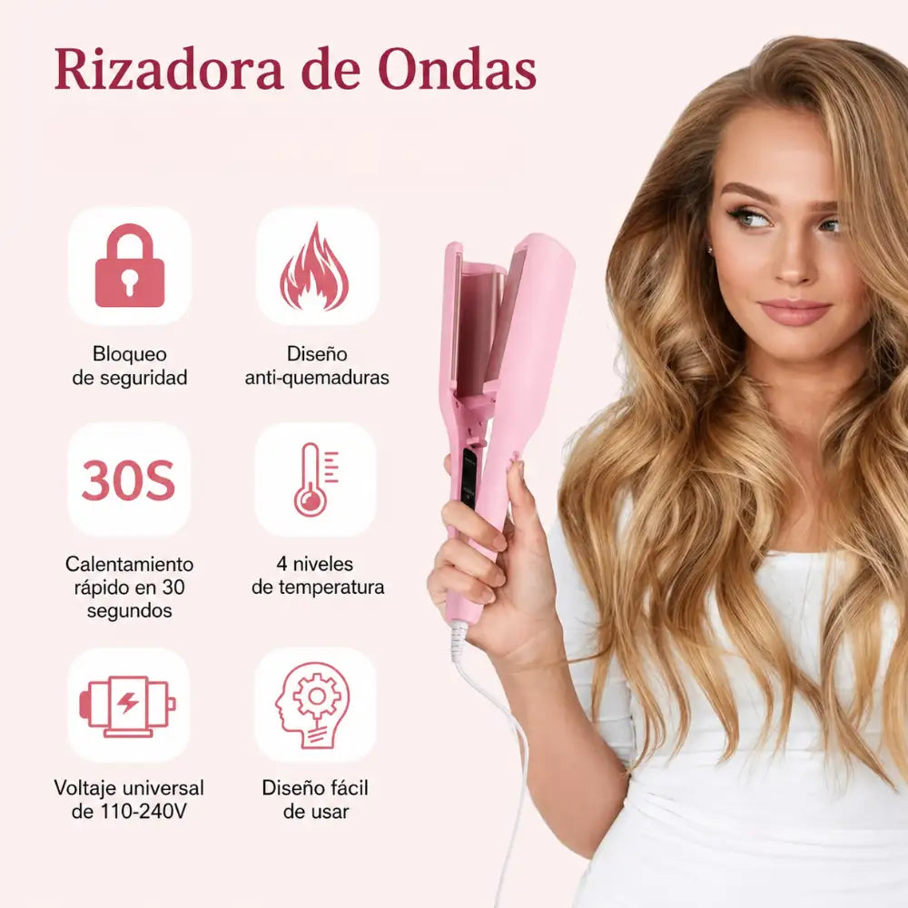 RIZADORA ONDAS DE SIRENA | Regálale más que belleza, regálale confianza 💜