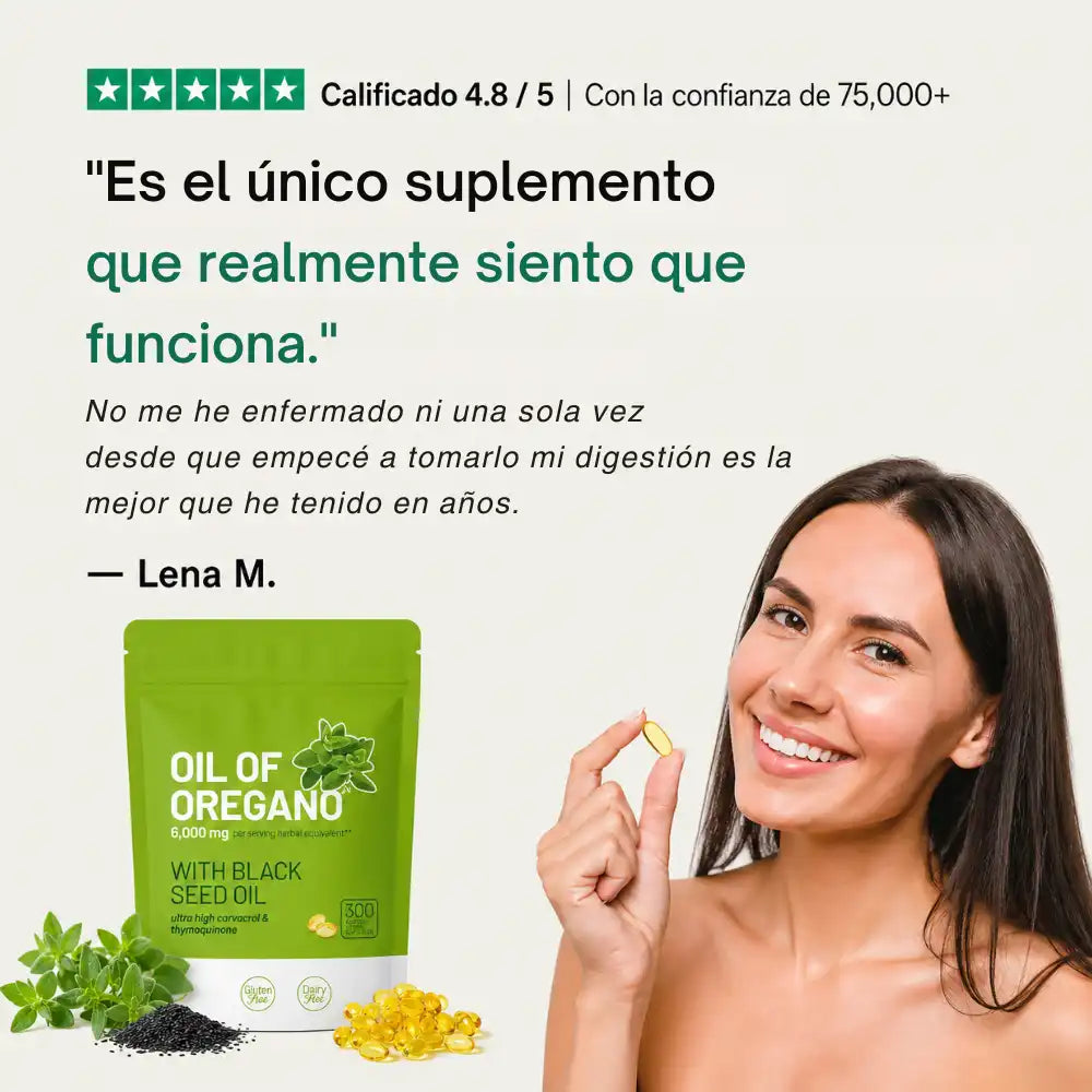 OIL OF OREGANO | Equilibra tu intestino — menos inflamación, menos hinchazón, mejor digestión 🍃