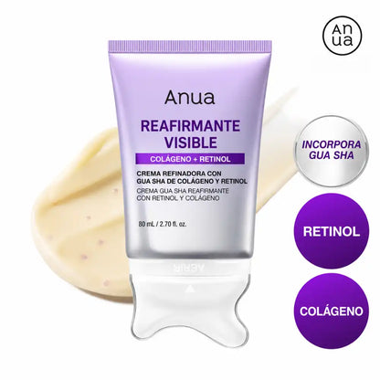 ANUA™ | Crema reafirmante + Gua Sha - Tu contorno, redefinido desde casa ✨