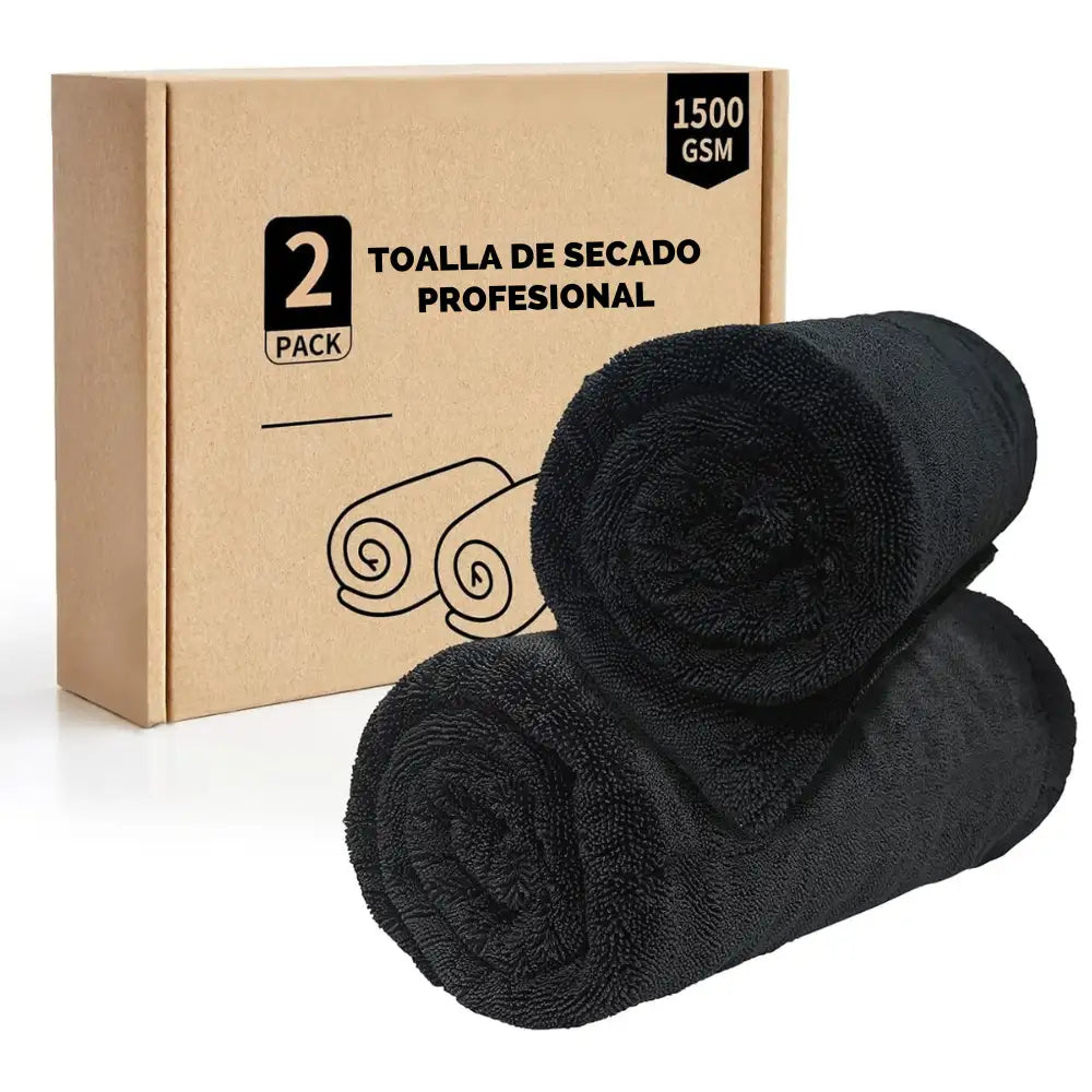DRYTEK PRO® | Toalla microfibra XL 2x1 - Secado profesional, pintura intacta 🫧