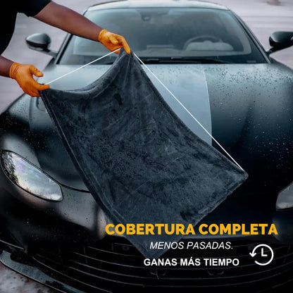 DRYTEK PRO® | Toalla microfibra XL 2x1 - Secado profesional, pintura intacta 🫧