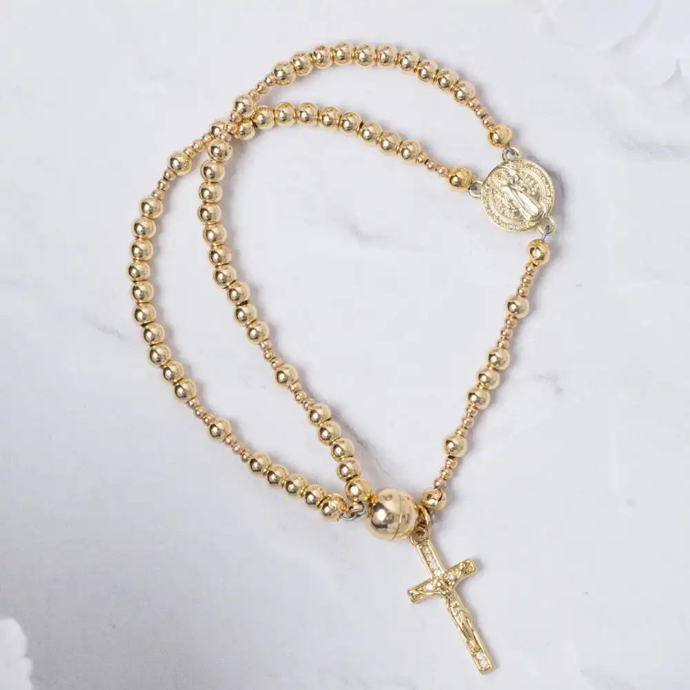 Pulsera de rosario magnético + Caja de regalo 📿
