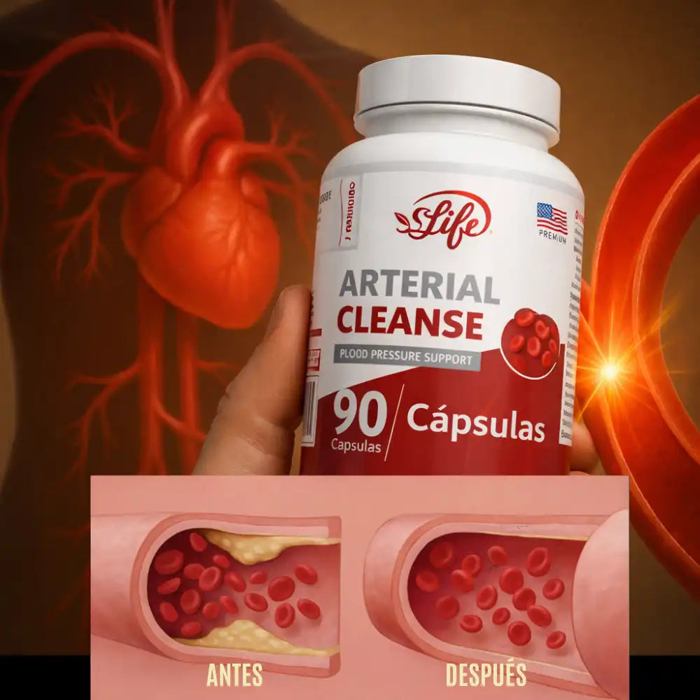 ARTERIAL CLEANSE®| Reduce el colesterol y mantiene arterias limpias y flexibles 🫀