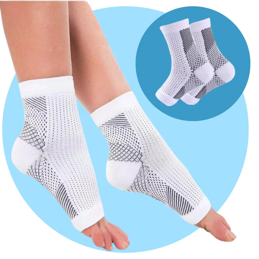 SOPORTE DE COMPRESIÓN PARA TOBILLO x2 Und | Menos dolor y más estabilidad 🦶🏻