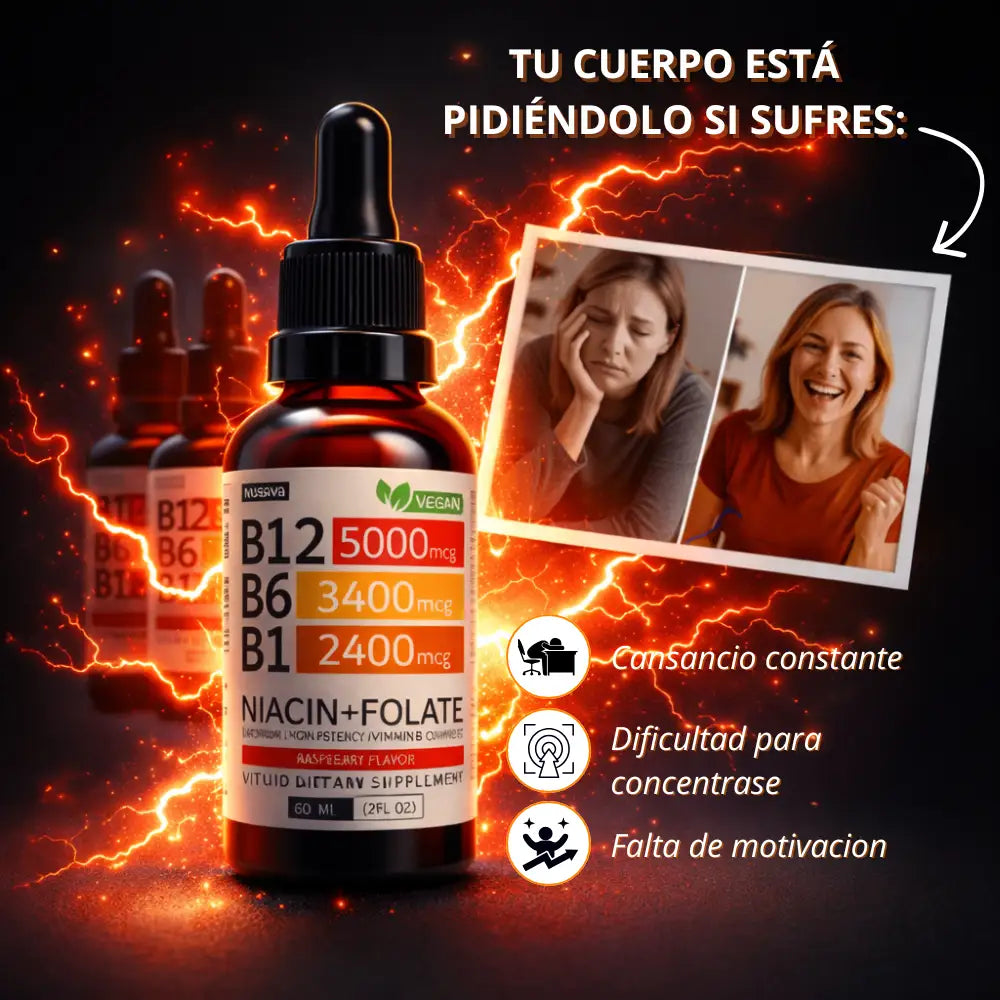 B12 COMPLEX® | No es cansancio, es tu cuerpo pidiendo la vitamina adecuada ✅